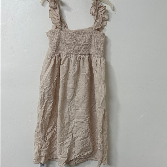 Cupshe Cream Ruffled Midi Dress - Picture 4 of 4